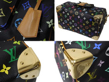 画像をギャラリービューアに読み込む, LOUIS VUITTON ルイヴィトン スピーディ30 ハンドバッグ M92642 モノグラム マルチカラー ブラック 美品 中古 4c071175