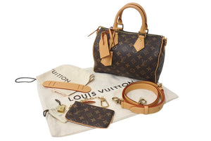 新品未使用 LOUIS VUITTON ルイヴィトン スピーディ P9 バンドリエール 25 ボストンバッグ M24443 ブラウン 中古 4c071178