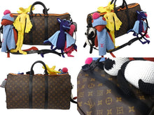 Load image into Gallery viewer, 極美品 LOUIS VUITTON ルイヴィトン キーポル バンドリエール50 2021春夏ショーコレクション M45631 ブラウン マルチカラー 中古 4c071181