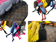 Load image into Gallery viewer, 極美品 LOUIS VUITTON ルイヴィトン キーポル バンドリエール50 2021春夏ショーコレクション M45631 ブラウン マルチカラー 中古 4c071181