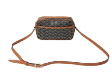 Load image into Gallery viewer, GOYARD ゴヤール カップヴェールPM ショルダーバッグ ブラウン PVC レザー シルバー金具 美品 中古 4c071186