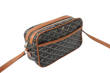 Load image into Gallery viewer, GOYARD ゴヤール カップヴェールPM ショルダーバッグ ブラウン PVC レザー シルバー金具 美品 中古 4c071186