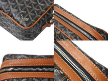 Load image into Gallery viewer, GOYARD ゴヤール カップヴェールPM ショルダーバッグ ブラウン PVC レザー シルバー金具 美品 中古 4c071186