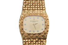 Load image into Gallery viewer, 極美品 VACHERON CONSTANTIN ヴァシュロン 33020/206J メッシュドール 12P ダイヤ K18 YG 中古 4c071199