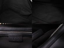 画像をギャラリービューアに読み込む, GIVENCHY ジバンシー ルクレツィア レザーボウリングバッグ ハンドバッグ スターモチーフ ブラック レザー 美品 中古 4c071206