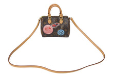 Load image into Gallery viewer, LOUIS VUITTON ルイヴィトン ナノスピーディ ハンドバッグ M62208 リミテッドエディションワールドツアー 2WAY 美品 中古 4c071208