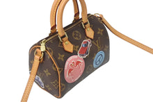 Load image into Gallery viewer, LOUIS VUITTON ルイヴィトン ナノスピーディ ハンドバッグ M62208 リミテッドエディションワールドツアー 2WAY 美品 中古 4c071208