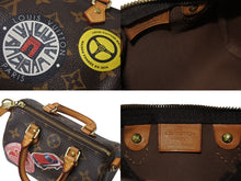 Load image into Gallery viewer, LOUIS VUITTON ルイヴィトン ナノスピーディ ハンドバッグ M62208 リミテッドエディションワールドツアー 2WAY 美品 中古 4c071208