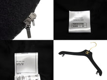 画像をギャラリービューアに読み込む, 極美品 CHANEL シャネル メンズ 17SS ツイード ウール ジャケット ブラック ノーカラージャケット P56910V37165 サイズ50 中古 4c071210