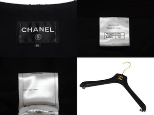 極美品 メンズ CHANEL シャネル P55631V42006 リトルブラック ノーカラージャケット サイズ50 中古 4c071215