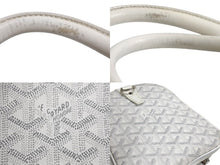 Load image into Gallery viewer, GOYARD ゴヤール Croisjour 35 Boston bag クロワジュール 35 ボストンバッグ ホワイト カーフスキン 美品 中古 4c071216