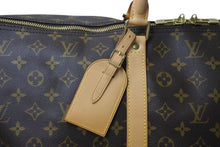 画像をギャラリービューアに読み込む, 極美品 LOUIS VUITTON ルイヴィトン キーポル60 ボストンバッグ M41422 モノグラム ブラウン PVC ヌメ革 レザー 中古 4c071217