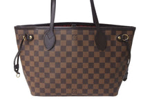 Load image into Gallery viewer, 極美品 LOUIS VUITTON ルイヴィトン ネヴァーフルPM トートバッグ N51109 ダミエキャンバス ブラウン ゴールド金具 中古 4c071218