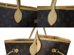 LOUIS VUITTON ルイヴィトン ネヴァーフルMM トートバッグ M40156 モノグラム ブラウン ゴールド金具 美品 中古 4c071219