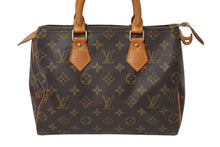 Load image into Gallery viewer, LOUIS VUITTON ルイヴィトン スピーディ25 ハンドバッグ M41528 モノグラム PVC レザー ゴールド金具 ブラウン 美品 中古 4c071223