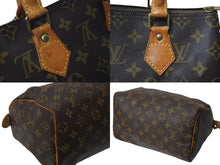 Load image into Gallery viewer, LOUIS VUITTON ルイヴィトン スピーディ25 ハンドバッグ M41528 モノグラム PVC レザー ゴールド金具 ブラウン 美品 中古 4c071223