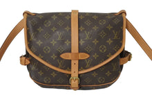 Load image into Gallery viewer, LOUIS VUITTON ルイヴィトン ソミュール30 ショルダーバッグ ブラウン モノグラム ロゴ 斜めがけ M42256 美品 中古 4c071226