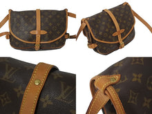 Load image into Gallery viewer, LOUIS VUITTON ルイヴィトン ソミュール30 ショルダーバッグ ブラウン モノグラム ロゴ 斜めがけ M42256 美品 中古 4c071226