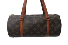 画像をギャラリービューアに読み込む, LOUIS VUITTON ルイヴィトン パピヨン30 GM ハンドバック 筒型 モノグラム M51365 ゴールド金具 ブラウン 美品 中古 4c071229
