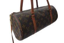 画像をギャラリービューアに読み込む, LOUIS VUITTON ルイヴィトン パピヨン30 GM ハンドバック 筒型 モノグラム M51365 ゴールド金具 ブラウン 美品 中古 4c071229