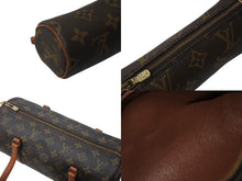 画像をギャラリービューアに読み込む, LOUIS VUITTON ルイヴィトン パピヨン30 GM ハンドバック 筒型 モノグラム M51365 ゴールド金具 ブラウン 美品 中古 4c071229