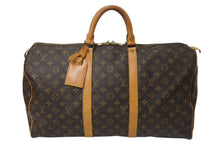 Load image into Gallery viewer, LOUIS VUITTON ルイヴィトン キーポル50 ボストンバッグ M41426 モノグラムキャンバス ブラウン ゴールド金具 美品 中古 4c071238