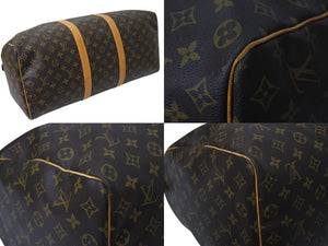 LOUIS VUITTON ルイヴィトン キーポル50 ボストンバッグ M41426 モノグラムキャンバス ブラウン ゴールド金具 美品 中古 4c071238