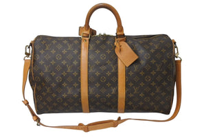 LOUIS VUITTON ルイヴィト キーポル・バンドリエール 50 ボストンバッグ M41416 美品 中古 4c071239