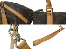画像をギャラリービューアに読み込む, LOUIS VUITTON ルイヴィトン モノグラム キーポルバンドリエール55 M41414 ボストンバック ブラウン 美品 中古 4c071240