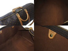 画像をギャラリービューアに読み込む, LOUIS VUITTON ルイヴィトン モノグラム キーポルバンドリエール55 M41414 ボストンバック ブラウン 美品 中古 4c071240
