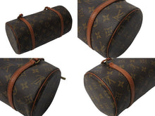画像をギャラリービューアに読み込む, LOUIS VUITTON ルイヴィトン パピヨン26 ハンドバッグ M51386 モノグラム ブラウン ゴールド金具 美品 中古 4c071242