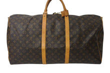 Load image into Gallery viewer, LOUIS VUITTON ルイヴィトン キーポルバンドリエール60 ボストンバッグ M41412 モノグラムキャンバス ブラウン ゴールド金具 美品 中古 4c071247