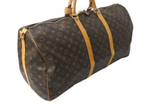 Load image into Gallery viewer, LOUIS VUITTON ルイヴィトン キーポルバンドリエール60 ボストンバッグ M41412 モノグラムキャンバス ブラウン ゴールド金具 美品 中古 4c071247