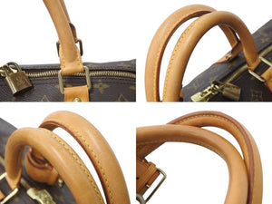 LOUIS VUITTON ルイヴィトン キーポルバンドリエール60 ボストンバッグ M41412 モノグラムキャンバス ブラウン ゴールド金具 美品 中古 4c071247