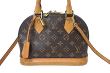 Load image into Gallery viewer, LOUIS VUITTON ルイヴィトン アルマBB ハンドバッグ M53152 ショルダー 2WAY モノグラムキャンバス PVC レザー 良品 中古 4c071250