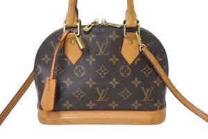 LOUIS VUITTON ルイヴィトン アルマBB ハンドバッグ M53152 ショルダー 2WAY モノグラムキャンバス PVC レザー 良品 中古 4c071250