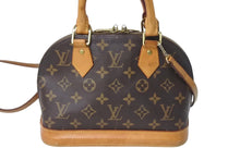 Load image into Gallery viewer, LOUIS VUITTON ルイヴィトン アルマBB ハンドバッグ M53152 ショルダー 2WAY モノグラムキャンバス PVC レザー 良品 中古 4c071250