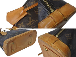 LOUIS VUITTON ルイヴィトン アルマBB ハンドバッグ M53152 ショルダー 2WAY モノグラムキャンバス PVC レザー 良品 中古 4c071250