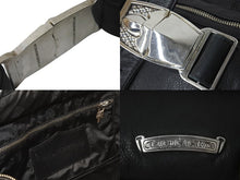 Load image into Gallery viewer, CHROME HEARTS クロムハーツ BSフレア 3WAY リュックサック ショルダーバッグ ダガージップ ブラック シルバー925 レザー 美品 中古 4c071259