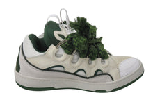 画像をギャラリービューアに読み込む, LANVIN curb sneaker ライバン カーブ スニーカー サイズ40 25cm グリーン ホワイト ポルトガル製 美品 中古 4c071260