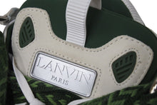 画像をギャラリービューアに読み込む, LANVIN curb sneaker ライバン カーブ スニーカー サイズ40 25cm グリーン ホワイト ポルトガル製 美品 中古 4c071260