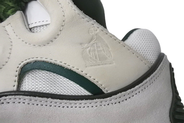 LANVIN curb sneaker ライバン カーブ スニーカー サイズ40 25cm グリーン ホワイト ポルトガル製 美品 中古 4c071260