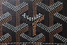 Load image into Gallery viewer, 新品未使用 GOYARD ゴヤールサンシュルピス カードケース フランス製 キャンバス レザー ブラウン 中古 4c071263