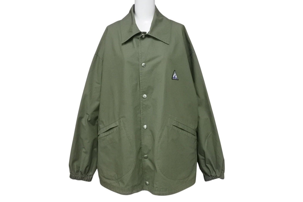 JIL SANDER+ ジルサンダー+ コーチジャケット JPUS400205MS24260011 サイズ48 カーキ コットン 美品 中古 4c071295