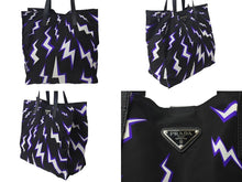 画像をギャラリービューアに読み込む, 極美品 PRADA プラダ ユニバーサルスタジオ フランケンシュタインコラボ トートバッグ 2019年 新宿伊勢丹メンズ館 PopUp限定 中古 4c071308