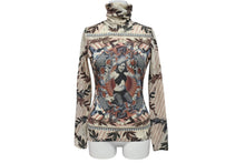 画像をギャラリービューアに読み込む, 極美品 Jean Paul GAULTIER ジャンポールゴルチェ パワーネットカウガールハイネックカットソー 40 アイボリー 中古 4c071316