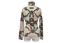 Load image into Gallery viewer, 極美品 Jean Paul GAULTIER ジャンポールゴルチェ パワーネットカウガールハイネックカットソー 40 アイボリー 中古 4c071316