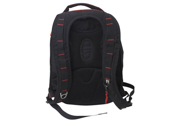 OAKLEY Technical Backpack Red Black Polyester 100% Good Condition Used 4c071318