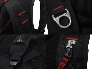 OAKLEY Technical Backpack Red Black Polyester 100% Good Condition Used 4c071318
