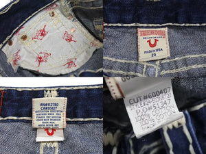 TRUE RELIGION JOEY SUPER Flare Jeans Size 23 Good Condition Used 4c071325